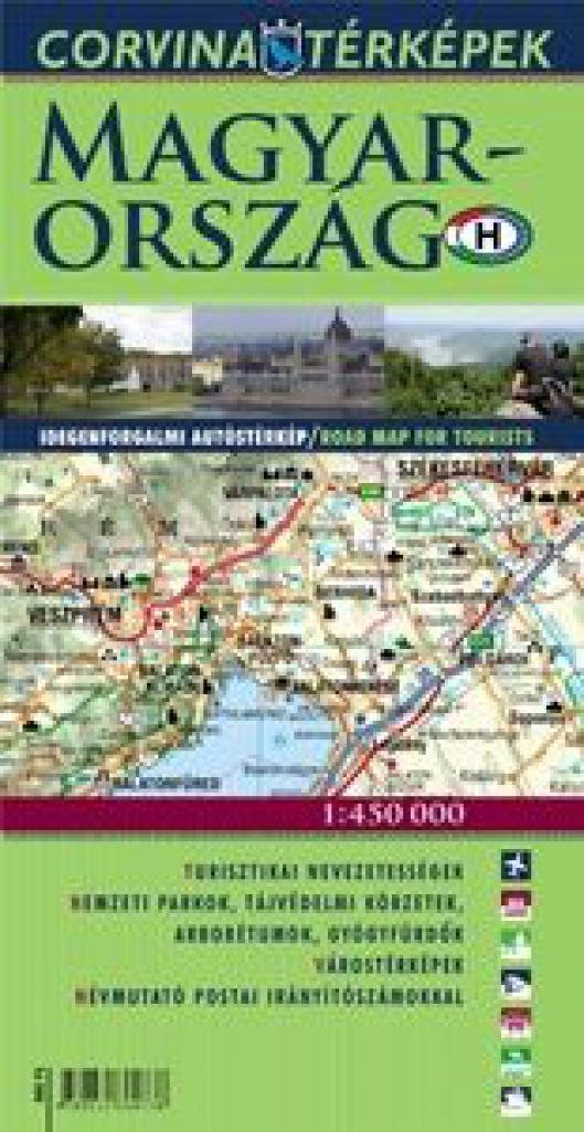 Magyarország - Idegenforgalmi autóstérkép